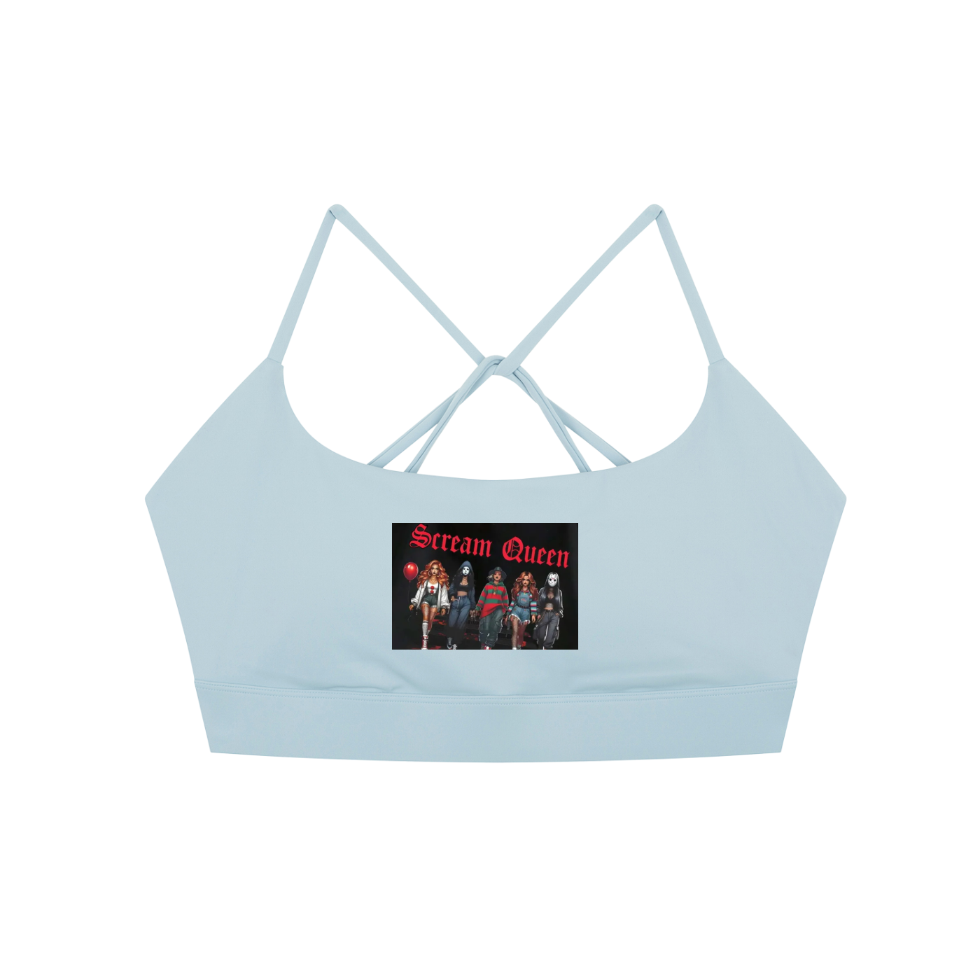 Strappy Criss Cross Yoga Sports Bra